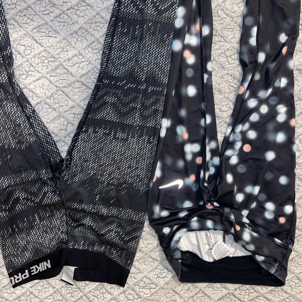2 nike running leggings